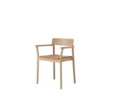 Billede af &Tradition Betty TK11 Armchair SH: 47 cm - Lacquered Oak/Noble Analine Leather Cognac