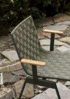 Billede af &Tradition Ville AV34 Andersen & Voll Outdoor Armchair SH: 46 cm - Bronze Green