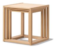 Billede af Fredericia Furniture BM375 Nesting Tables - Eg/Lys Olie