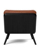 Billede af Fredericia Furniture 1711 Spine Lounge Suite Chair Petit - Læder Cera/Ask