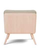 Billede af Fredericia Furniture 1711 Spine Lounge Suite Chair Petit - Grand Linen/Eg