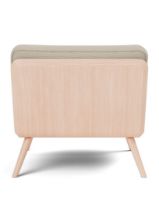 Billede af Fredericia Furniture 1710 Spine Lounge Suite Chair - Grand Linen/Eg