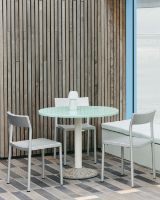 Billede af HAY Ceramic Table Ø: 90 cm - Light Mint 
