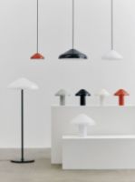 Billede af HAY Pao Glass Floor Lamp H: 120 cm - White/Opal Glass