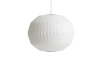 Billede af HAY Nelson Angled Sphere Bubble Pendel Medium H: 38,5 cm - Off White
