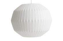 Billede af HAY Nelson Angled Sphere Bubble Pendel Large H: 56 cm - Off White
