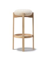 Billede af Fredericia Furniture 6831 Pioneer Stool 77 cm - Zero/Lakeret Eg