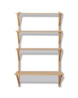 Billede af Fredericia Furniture BM29 Børge Mogensen Hylde m. Skriveplade H: 134 cm - Lakeret Eg