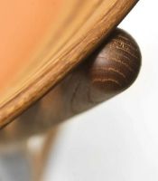 Billede af FDB Møbler J48 Stol Poul M. Volther - Røget Eg/Naturlakeret/Sevilla SV4003 Cognac Læder