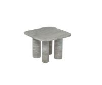 Billede af Blomus Volos Side Table S Rectangular 34x52 cm - Silver Travertine
