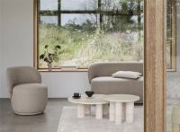 Billede af Blomus Volos Coffee Table L Round Ø: 75 cm - Travertine