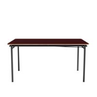 Billede af Please Wait To Be Seated Taffel Spisebord Med Udtræk 90x150/210 cm - Burgundy