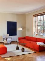 Billede af &Tradition Lato Coffee Table LN9 Ø: 50 cm - Walnut / Emparador Marble 