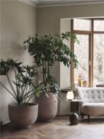 Billede af &Tradition Lato Coffee Table LN8 Ø: 40 cm - Black Steel/Emparador Marble