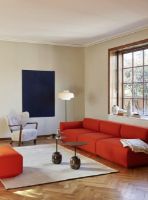 Billede af &Tradition Lato Coffee Table LN8 Ø: 40 cm - Walnut / Emparador Marble 