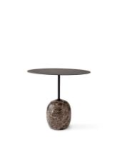 Billede af &Tradition Lato Coffee Table LN9 Ø: 50 cm - Black/Ovall