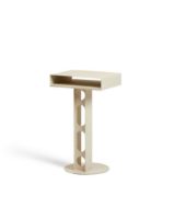 Billede af Pedestal Sidekick Table H: 58,5 cm - Pearl