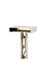 Billede af Pedestal Sidekick Table H: 58,5 cm - Pearl