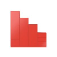 Billede af Montana Wardrobe System 02 186,3x190 cm - Rosehip