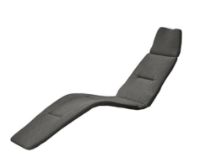 Billede af Cane-line Outdoor Sunrise Hynde Til Liggestol Stabelbar - Black 