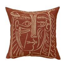 Billede af Poulin Design Picasso Pude 45x45 cm - Woman's Head With Hat (1962)