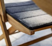 Billede af Cane-line Outdoor Sæde- og Ryghynde til Flip Klapstol  47x58 cm - Selected PP Dark Grey