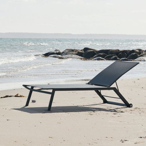 Mandalay Elba 2 stk. Liggestole L: 192 cm - Antracit