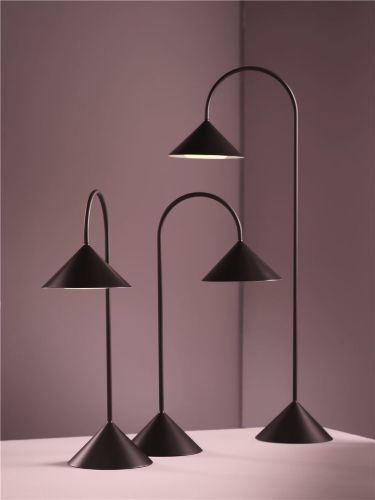 Frandsen Grasp Portable Table Lamp H: 72 cm - Matt Beetroot
