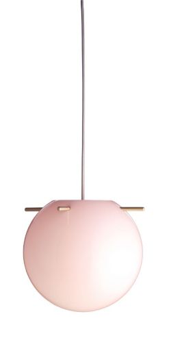 Frandsen Koi Pendant Ø: 32 cm - Opal Rose/Brass Sticks