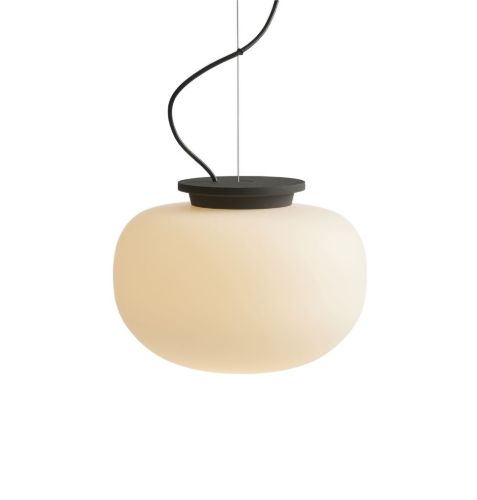 Frandsen Supernate Pendant Ø: 28 cm - Opal White/Black