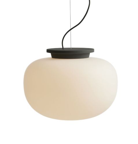 Frandsen Supernate Pendant Ø: 38 cm - Opal White/Black