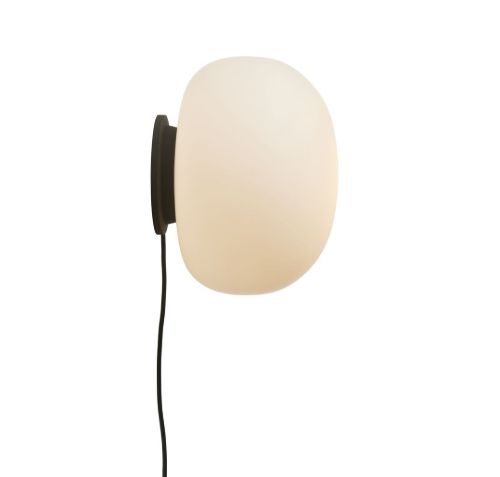Frandsen Supernate Wall Lamp Ø: 28 cm - Opal White/Black