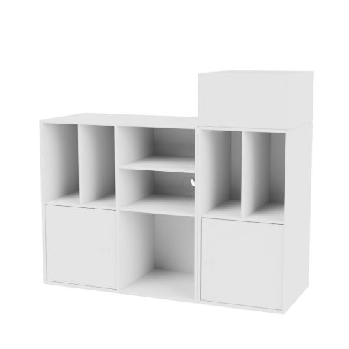 Montana QS Selection Spin III Reol Til Vinyler Med Ophængsbeslag 105x89,6x38 cm - 101 New White