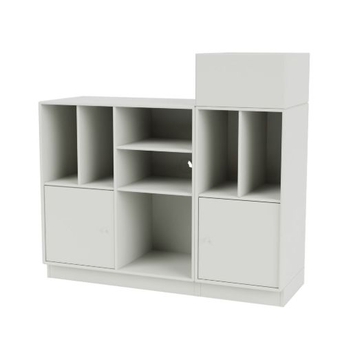 Montana QS Selection Spin III Reol Til Vinyler Med Sokkel 105x96,6x38 cm - 09 Nordic