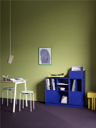Montana QS Selection Spin III Reol Til Vinyler Med Sokkel 105x96,6x38 cm - 09 Nordic