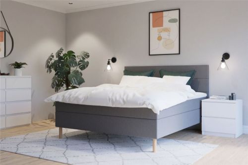 GOD NAT Asger Kontinentalseng Sandwich 180x200 cm - Møbeltekstil