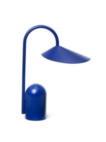 Ferm Living Arum Portable Lamp H: 30 cm - Bright Blue