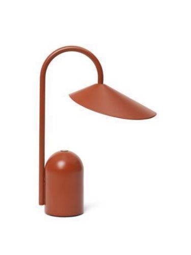 Ferm Living Arum Portable Lamp H: 30 cm - Oxide Red