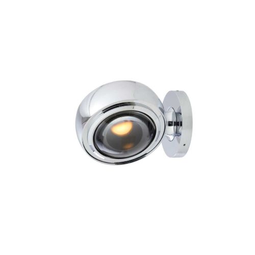LOOM Design Optic Væglampe Ø: 12 cm - Krom 