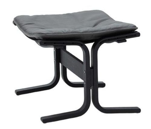 LK Hjelle Siesta Fiora Fodskammel - Black/Prescot Greyshadow