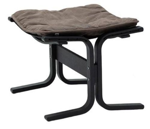 LK Hjelle Siesta Fiora Fodskammel - Black/Dunes Dark Brown