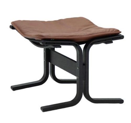 LK Hjelle Siesta Fiora Fodskammel - Black/Elmo Rustical Tan