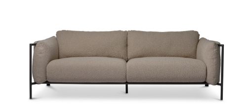 Bent Hansen Aware 3-pers. Sofa L: 227 cm - Ricco 10/Sort Stel