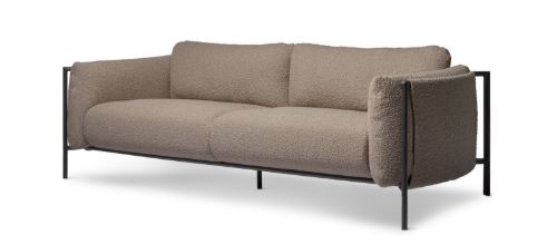 Bent Hansen Aware 3-pers. Sofa L: 227 cm - Ricco 10/Sort Stel