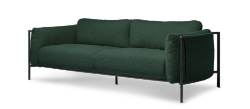 Bent Hansen Aware 3-pers. Sofa L: 227 cm - Ricco 15/Sort Stel