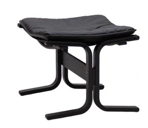 LK Hjelle Siesta Fiora Fodskammel - Black/Elmo Rustical Black