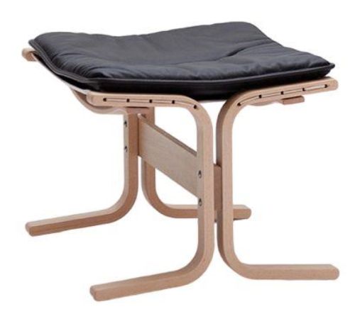 LK Hjelle Siesta Fiora Fodskammel - Nature/Elmo Rustical Black