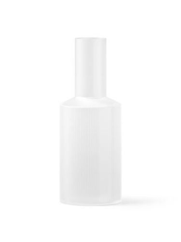 Ferm Living Ripple Carafe 100 cl - Frosted Glass