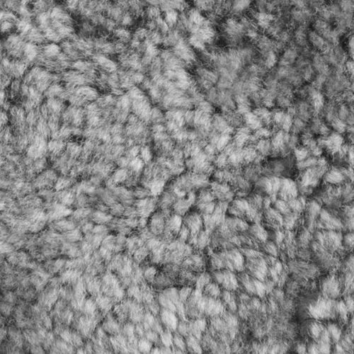 LK Hjelle Siesta Ovis Fodskammel - Nature/Sheepskin Scandinavian Grey