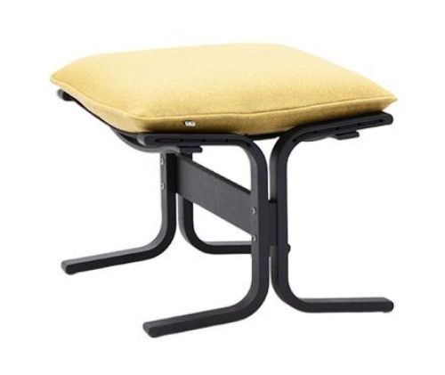 LK Hjelle Siesta Trio Fodskammel - Black/Trio Yellow